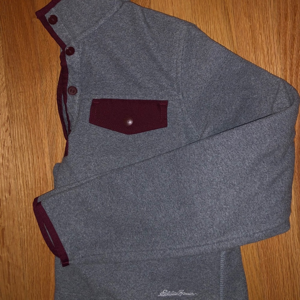Eddie Bauer 1/4 Button Fleece